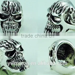 The Most Popular Jewellery in Karachi Punk Skull Ring Jewelry R43 Quality Choice thumbnail-2
