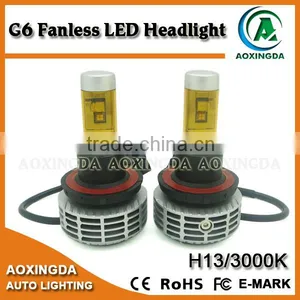 G6 Fanless All in One LED Headlight H13 Hi/Lo 6000LM thumbnail-3