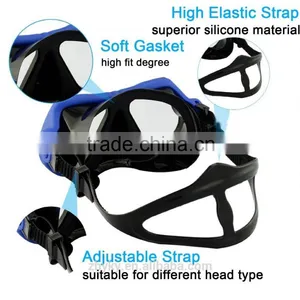 100% Silicone Skirt Tempered Glass Lenses Anti-fog Silicone Female Mask thumbnail-4