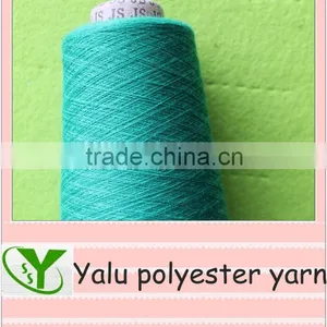 Acid Blue 100% Polyester Spun Yarn thumbnail-1