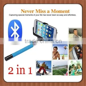 2014 Hot Selling Z07--5 Bluetooth Telescopic Handheld Monopod With Tripod Mount Adapter for Smart Phone /Camera Photo Equipment thumbnail-1