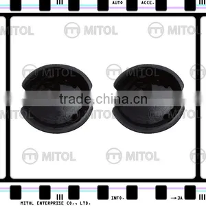 DOOR HANDLE INSERT PAD For Mini Cooper R53 01-on Gloss Black ABS Cover thumbnail-1