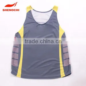 Wholesale Plain Mesh Dry Fit Mens Running Sports Singlets thumbnail-5