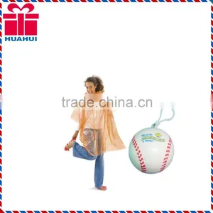 New Product Poncho Plastic Keyrings Baseball thumbnail-1