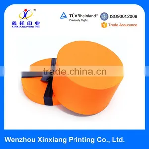 Simple Design Small Round Gift Box Business Paper Boxes Whoesale thumbnail-5