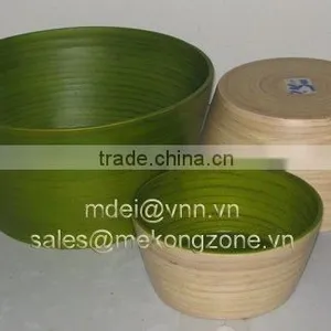 Coiled Bamboo Bowl thumbnail-1