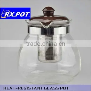 Heat-resistant Pyrex Glass Tea/coffee Pot With Infuser 1000ML(glass Factory) thumbnail-5