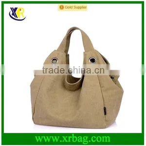 Fashion Washed Canvas Tote Bag for Women thumbnail-2