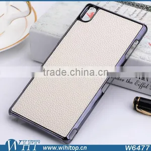 Express Hot Sale PC Back Cover for Sony Z3 Case, Chrome Leather Case for Xperia Z3 thumbnail-4