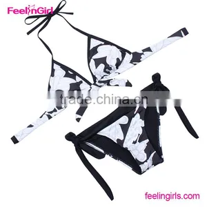 Halter Neck Ladies Mature Woman Bikini thumbnail-1