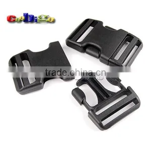 1-1/2" Webbing Arched Inserting Buckle Plastic for Travel Tactical Backpack #FLC410-38B thumbnail-2