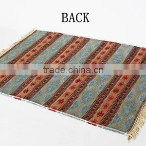 Custom Design Jacquard Woven Chenille Muslim Prayer Rugs, Prayer Mat thumbnail-4