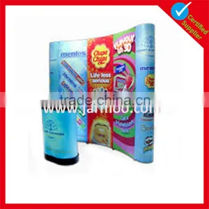 Curved Backdrop Wall Display With Table thumbnail-1