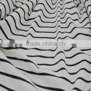 Jiufan Textile Stripe Printed Spun Polyester Spandex Single Jersey Knit Roma Fabric thumbnail-4