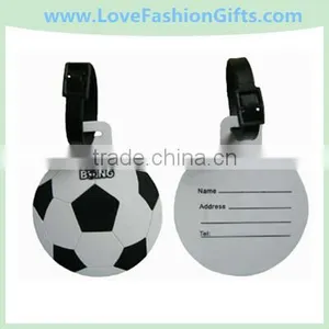 Round Football Travel Tag thumbnail-1