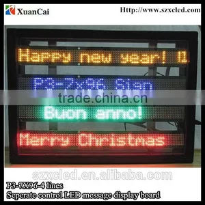 P3-7x96-4 Seperate Lines LED Display Panel thumbnail-1