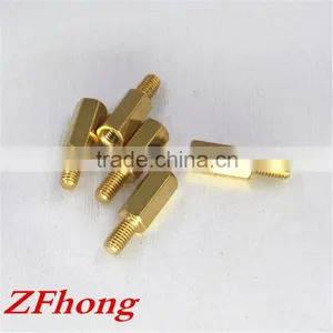 Factory M2 M2.5 M3 M4 Brass Male Female Threaded Hex Standoff Pcb Brass Standoff Spacer thumbnail-2