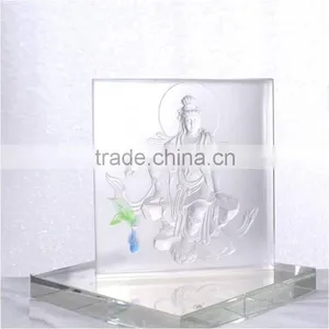 Glory Shine Buddha Transparent Coloured Glaze Blessing Crafts thumbnail-1