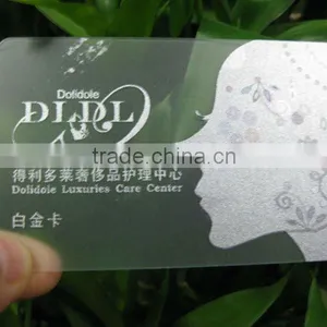 Clear Plastic Loyalty Cards Printing thumbnail-1