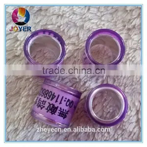 Pigeon Breeder Pigeon Club Ring Transparent Platic Ring 8mm Pigeon Ring Clear Plastic Bands Quality Choice thumbnail-2
