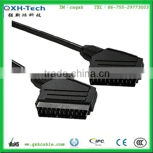 High-Quality Gold Plated 21pin Scart Cable thumbnail-1
