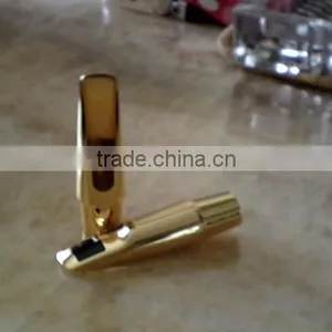 New Model Gold Lacquer Alto Saxophone Brass Mouthpiece thumbnail-1