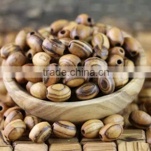 Olive Wood Oval Beads for Rosaries & Jewelry thumbnail-4
