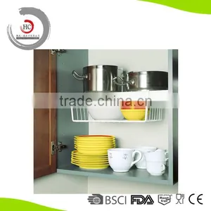 Multifunction Iron Flooding Plastic Cabinets Basket Hanging Basket Tableware Basket thumbnail-2