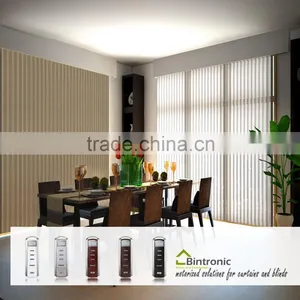 Bintronic Taiwan Smart Home Motorized Vertical Blinds Electric Curtain Track Alloy Window Decoration thumbnail-5