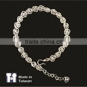 Hottest Lucky Rose Sterling Silver Bracelet Design thumbnail-3