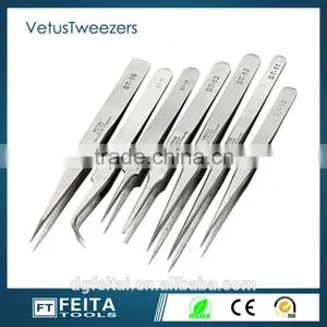 Cleaning Tool ESD White Plastic Tweezers /ESD Antistatic Tweezers thumbnail-4