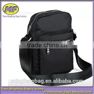 Costom Fashionable Nylon Oxford and Canvas Fabric Cross Strap Single Shoulder Messenger Bag for Men thumbnail-1