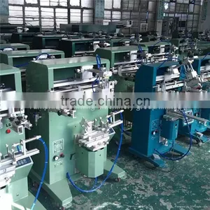 TM-400E 125MM Pneumatic Cylinder Pail Screen Printing Machine for Lids thumbnail-2