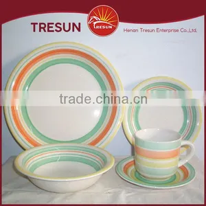 Hot Design 30pcs Hanpainted Ceramic Dinnerset Made in China thumbnail-5