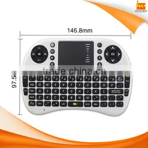 for Android Pad TV, Xbox, PS3, HTPC/IPTV, Mini 2.4GHz Wireless Touchpad Keyboard thumbnail-2