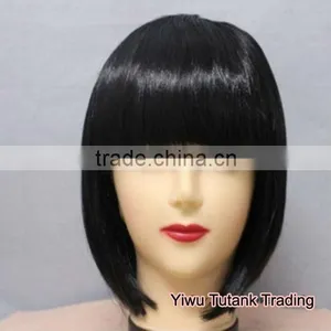 Short Wig Party Wig BOB Wig Black thumbnail-1