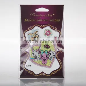 Cute Cute High Quality Metallic Glitter Jewelry IPhone6s Phone Gold Sticker thumbnail-1