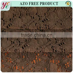 Fashion Style Brown Nylon Lace Stretch Hard Wearing Fabric thumbnail-4