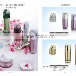 Plastic Dual Tube Bottles for Day Cream and Night Cream thumbnail-1