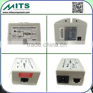 17W/48V 1 Port Gigabit PoE Injector for IP Phone, IP Cam, AP, Security & Networking Devices thumbnail-1