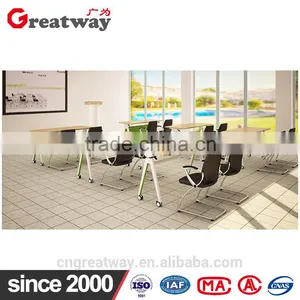 Folding Conference Table for Bosses and Staffs Meeting Table Office Desk (QM-21) thumbnail-2