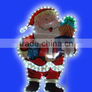Led Decorative Christmas Santa Sculpture Motif,art and Craft Light thumbnail-1