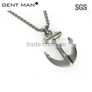 Cheap Wholesale Simple Design Custom Stainless Steel Anchor Pendant thumbnail-3