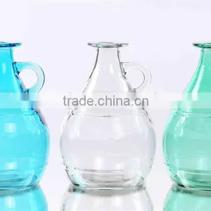 Pregnant Shape Transparency Colored Glass Vase thumbnail-1