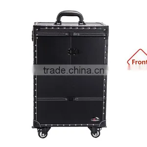 High Quality Factory Supplier Rolling Station With Mirror Trolley Makeup Case thumbnail-3