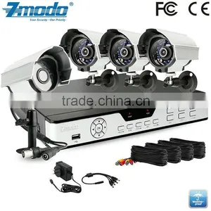 Zmodo 4CH DVR Waterproof Camera CCTV Security System thumbnail-1