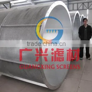 Large Diameter Wedge Wire Screen Used in Sugar Mill thumbnail-1