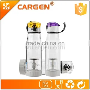 OEM Blank Flip Lid Tea Infusere Water Bottle thumbnail-2