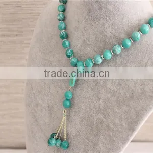 Stock Wholesale Arylic Resin Beads Statement Necklace thumbnail-6