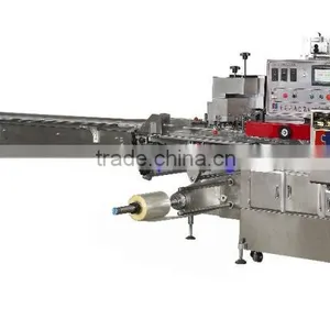 Full- Automatic Horizontal Bread, Snow Cake Flow Packing/ Packaging Machine With Servo Motor thumbnail-6